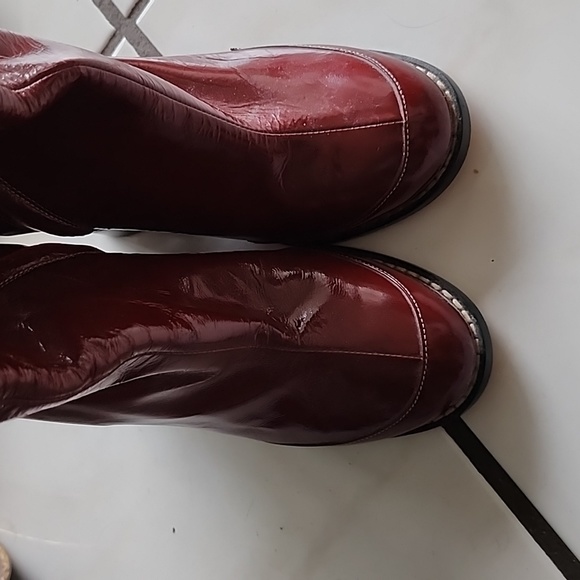 Chloe red boots - Picture 7 of 7